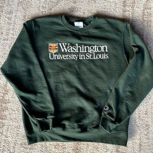 Champion Crewneck Sweatshirt M Wash U Washington University WUSTL